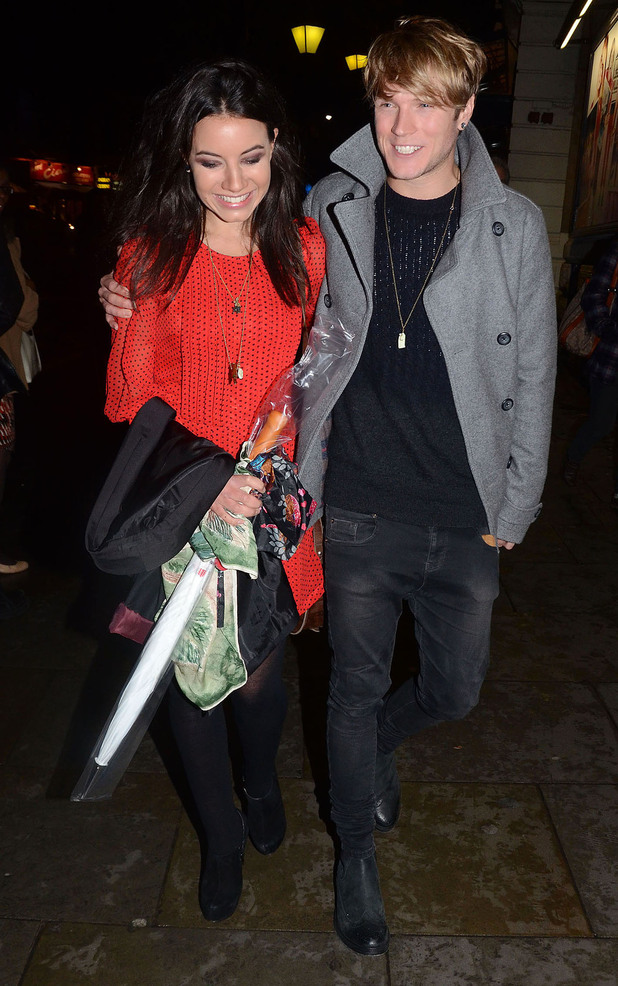Dougie Poynter and Lara Carew-Jones