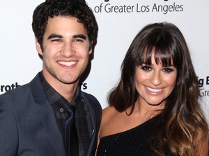 Darren Criss and Lea Michele arrive at the Big Brothers, Big Sisters of Greater Los Angeles Rising Stars Gala.