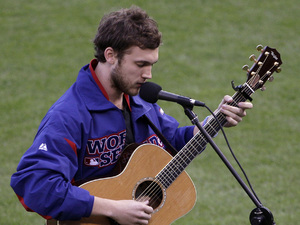 Phillip Phillips sings 'The Star-Spangled Banner' at MLB World Series Game 1 - October 24, 2012