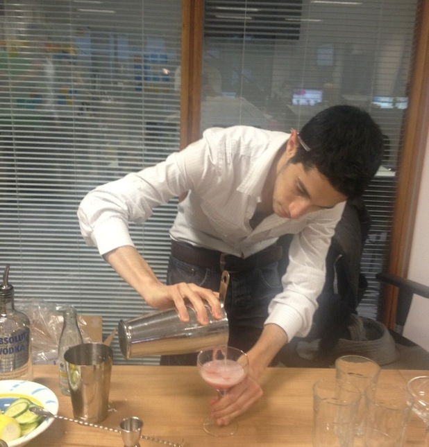 Digital Spy's Jason Margolin makes cocktails.