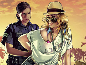 Grand Theft Auto Five poster