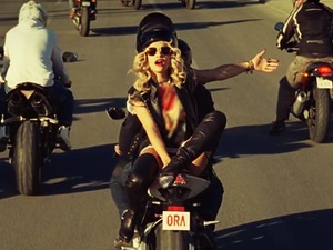 Rita Ora in 'Shine Ya Light' music video.