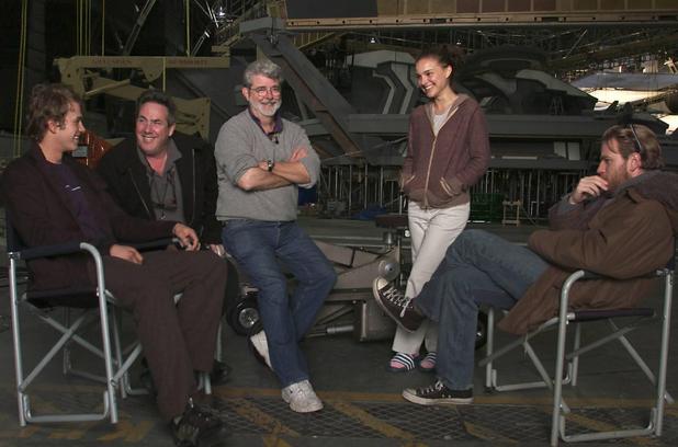 On the set of Star Wars: Episode III - Revenge of the Sith