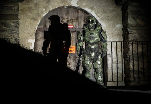 Master Chief stands guard