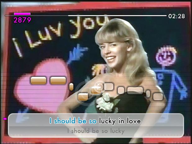 We Sing 80s - Kylie Minogue screen
