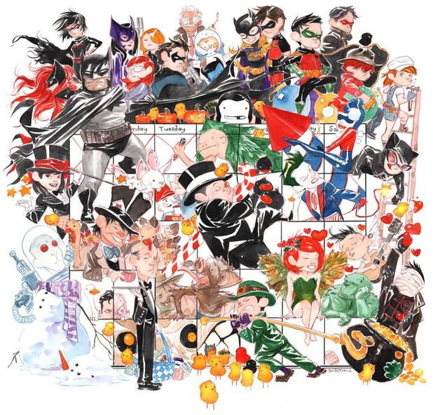Dustin Nguyen's 'Li'l Gotham' artwork