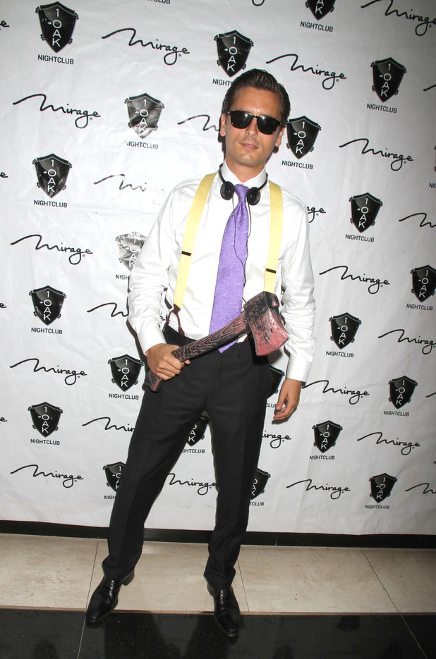 Scott Disick  hosts an 'American Psycho' themed Halloween Event 