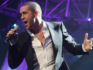 X Factor winner Shayne Ward performs at the ChildLine charity concert at Dublin's Point Depot.