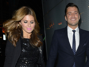 Celebrities attend an ITV2 dinner party at the W Hotel in London: Mark Wright and Zoe Hardman 