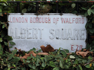 Albert Square sign