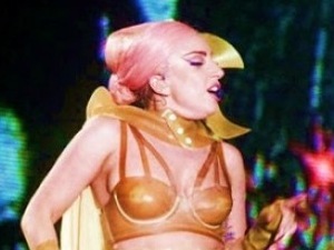 Lady Gaga on concert, Rio de Janeiro