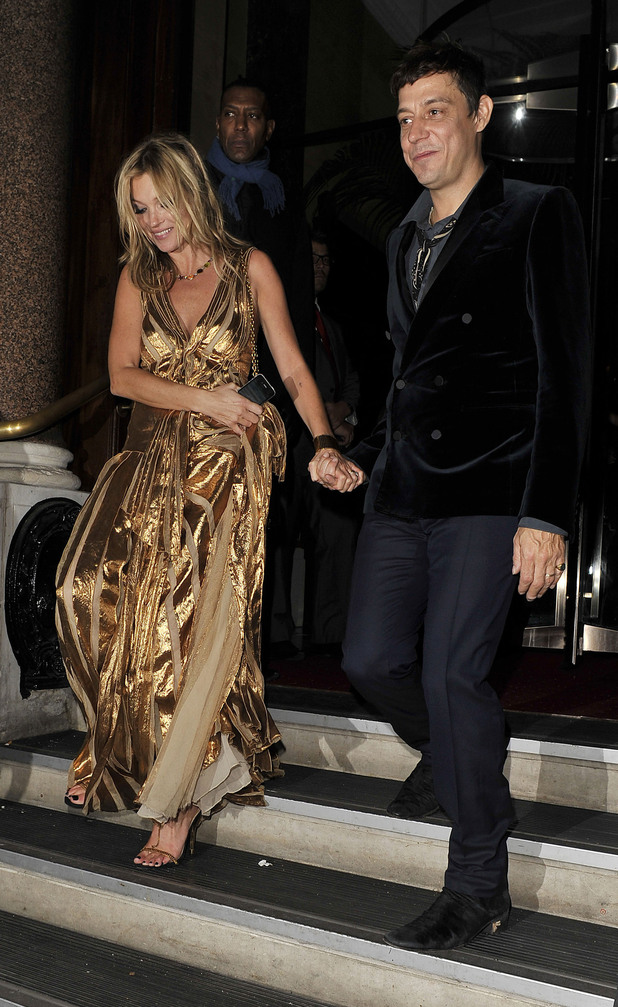Kate Moss and Jamie Hince
at the after party celebrating the launch of 'Kate: The Kate Moss Book' hosted by Marc Jacobs, published by Rizzoli New York and supported by Ciroc Ultra Premium Vodka at 50 St. James.
London, England