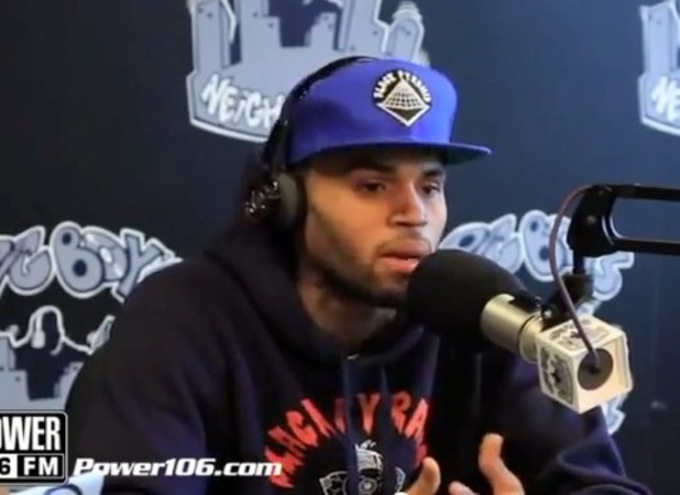 Chris Brown speaks on Power 106 radio station