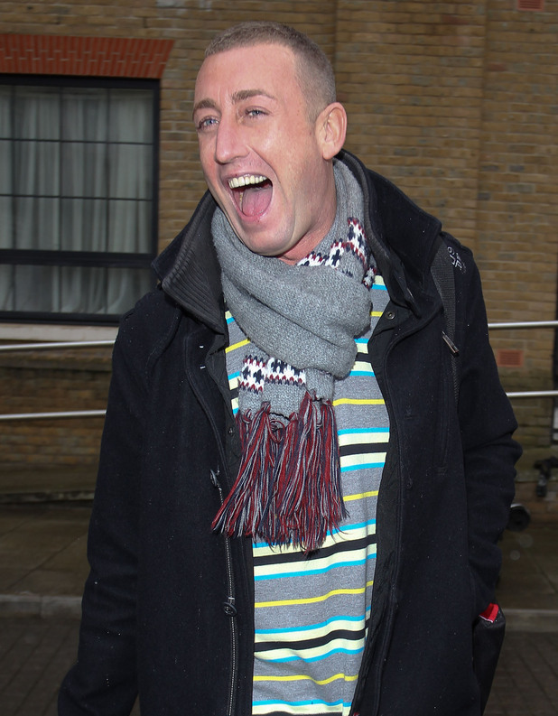 Christopher Maloney
The X Factor finalists leave the rehearsal studios to head to Eurodisney
London, England - 12.11.12
Credit Mandatory: WENN.com