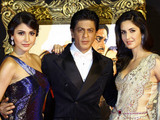 'Jab Tak Hain Jaan' premiere in Mumbai, India: Anushka Sharma, Shah Rukh Khan and Katrina Kaif