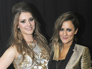 Ella Henderson and Caroline Flack at GAY Heaven.