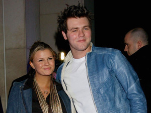 Kerry Katona and Brian McFadden photographed together in March 2003