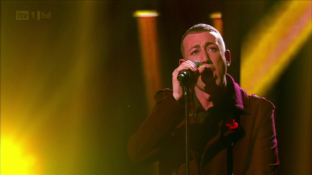 Christopher Maloney is seen performing on 'X Factor' Shown on ITV1 HDEngland - 5.11.12
Supplied by WENN.comWENN does not claim any ownership including but not limited to Copyright or License in the attached material. Any downloading fees charged by WENN are for WENN's services only, and do not, nor are they intended to, convey to the user any ownership of Copyright or License in the material. By publishing this material you expressly agree to indemnify and to hold WENN and its directors, shareholders and employees harmless from any loss, claims, damages, demands, expenses (including legal fees), or any causes of action or allegation against WENN arising out of or connected in any way with publication of the material., Credit: WENN.com