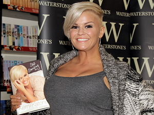 Kerry Katona meets fans and signs copies of her book 'Still Standing' at Birkenhead Waterstones
