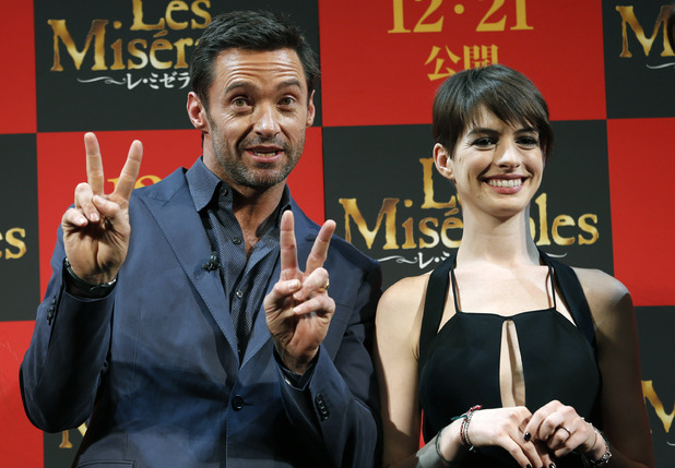 Hugh Jackman, Anne Hathaway, Les Miserables