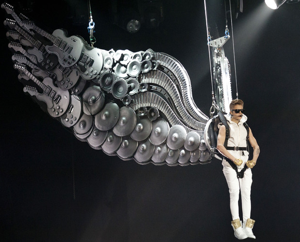 Justin Bieber performing in concert at Madison Square Garden
New York City, USA - 28.11.12
Mandatory Credit: WENN.com