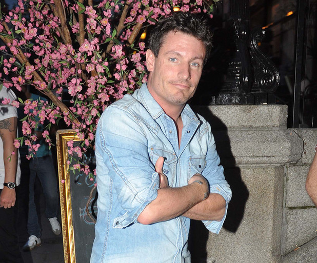 Dean Gaffney arriving at No. 37 Bar, Dawson Street Dublin, Ireland - 07.07.12