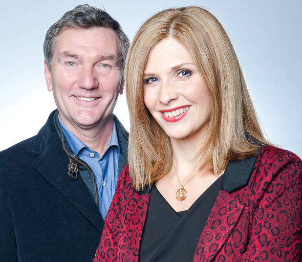 Tom Mannion and Samantha Giles