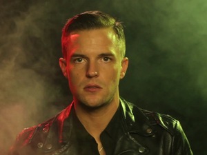 Brandon Flowers in 'I Feel It In My Bones' music video.