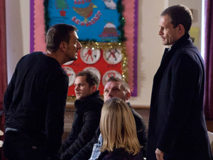 8023: While Peter and Leanne Barlow watch proudly as Simon performances in the nativity play, Nick arrives jealous and tension begins to rise
