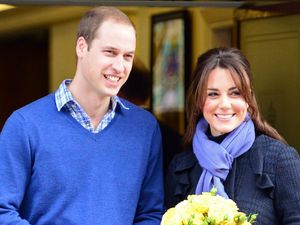 Prince William and Kate Middleton leave hospital after she is admitted for acute morning sickness - 6 December 2012