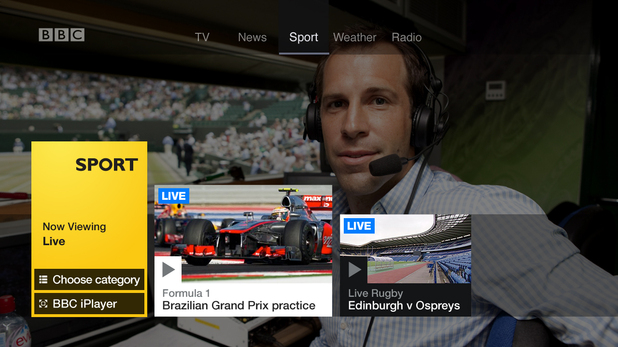 BBC Connected Red Button service: Radio