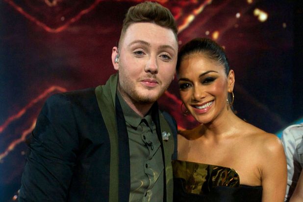 The X Factor Final: James and Nicole.