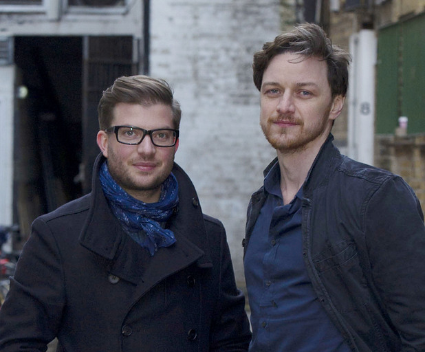 Jamie Lloyd and James McAvoy