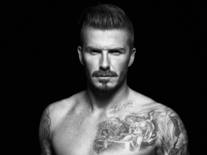 David Beckham poses in David Beckham Bodywear for H&M 2012