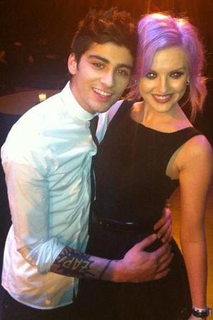 Perrie Edwards and Zayn Malik at Madison Square Garden