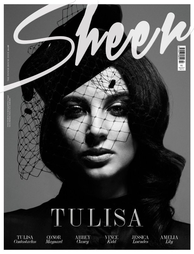 Tulisa photo shoot for Sheer Magazine