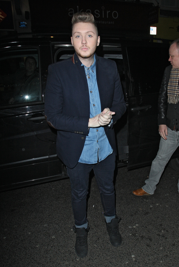 X Factor Wrap Party held at the Hippodrome - Arrivals
Featuring: James Arthur
Where: London, United Kingdom