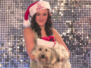 Ashleigh and Pudsey for Text Santa