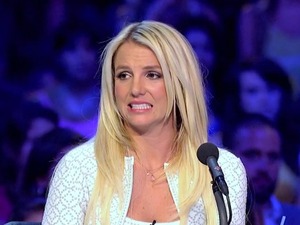 Britney Spears X Factor USA facial expression