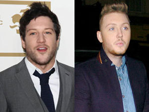 Reveal composite: Matt Cardle and James Arthur