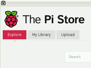 Raspberry Pi app store screenshot