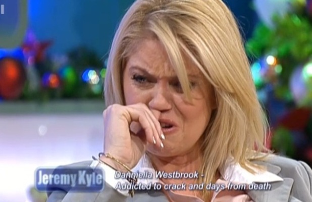 Daniella Westbrook appears on Jeremy Kyle - 19 December 2012
