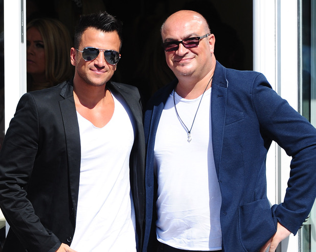 Peter Andre with his late brother Andrew, photographed in September 2012