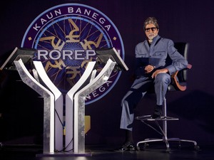 Bollywood actor Amitabh Bachchan attends a news conference to promote his television show Kaun Banega Crorepati, in Mumbai, India, Wednesday, Aug. 29, 2012. Bachchan has had a successful run as the host of the show, India's version of the hit television show "Who Wants To Be A Millionaire."