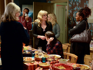 Cora and Tanya are surprised when an angry Ava turns up unannounced to their dinner party. 