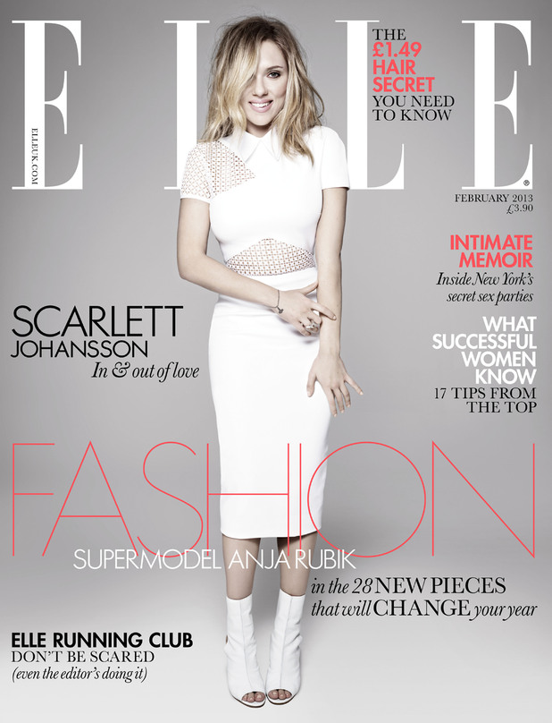 Scarlett Johansson on the Cover of Elle Magazine