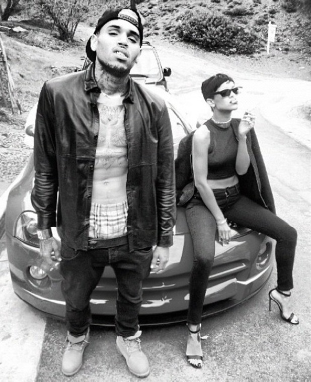 Rihanna and Chris Brown Christmas Day