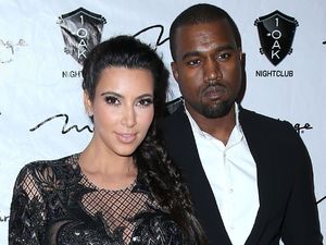 Kim Kardashian and Kanye West - New Year's Eve Party at 1 OAK, Mirage Resort Hotel and Casino, Las Vegas, America - 31 Dec 2012