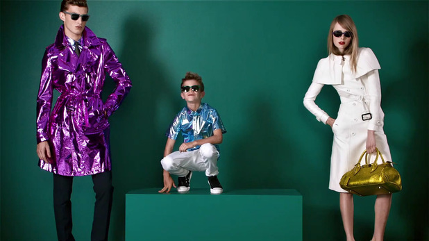 Romeo Beckham appears in The Burberry Spring/Summer 2013 campaign ad