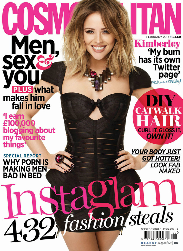Kimberley Walsh photo shoot for Cosmopolitan Feb 2013